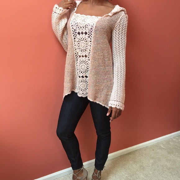 Free People Sweaters - Free people crochet sweater